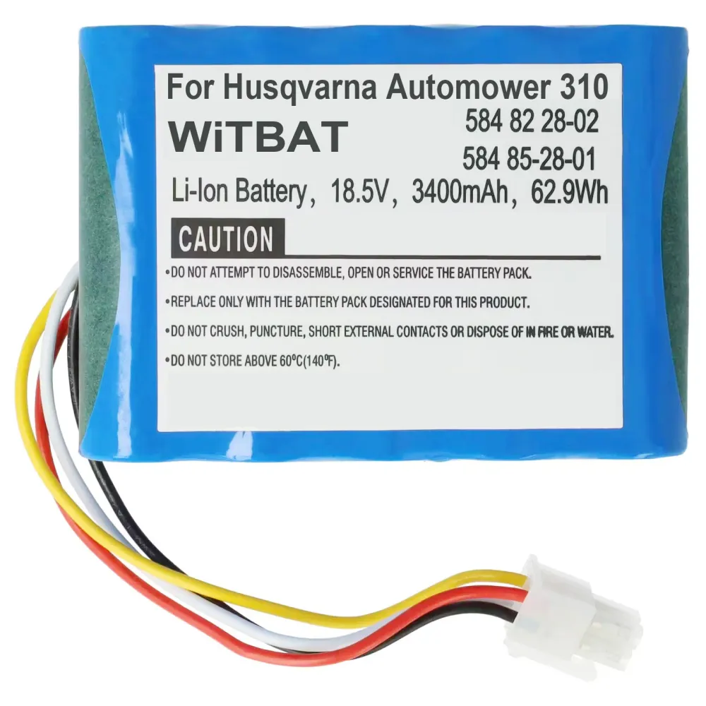 5848228-01 Bateria de substituição para robô de gramado Husqvarna Automower 310 Gardena R100Li