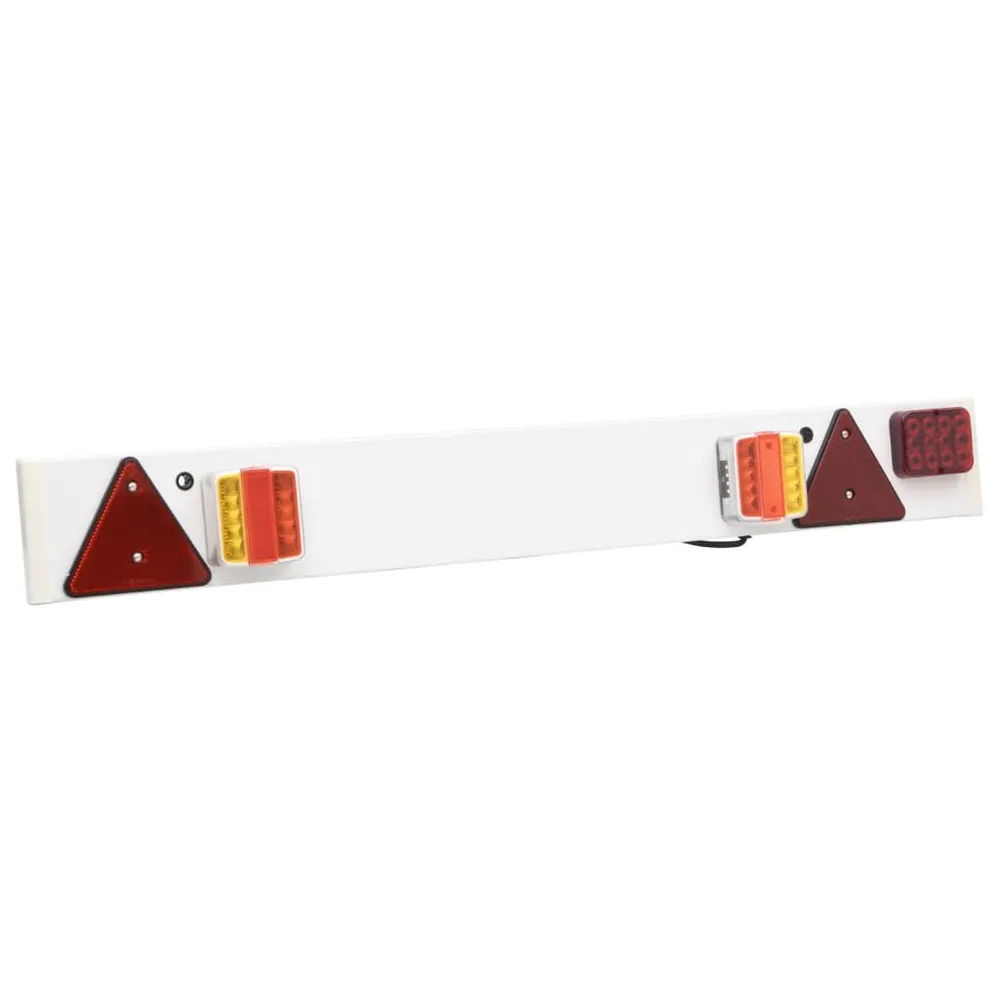 Farolim de reboque 115x6x14 cm 12 V lâmpada LED vermelho