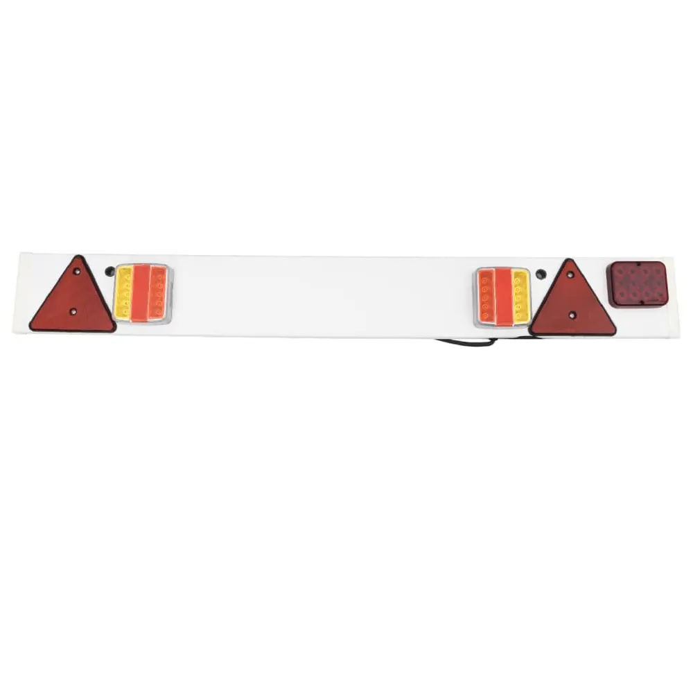 Farolim de reboque 115x6x14 cm 12 V lâmpada LED vermelho