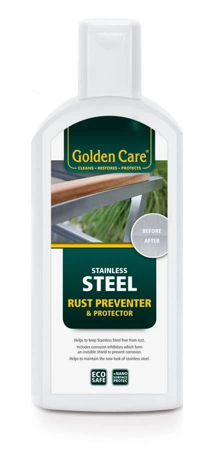 Golden Care Protetor de ço Inoxidável & Prevenção de Ferrugem Resistente Poeira