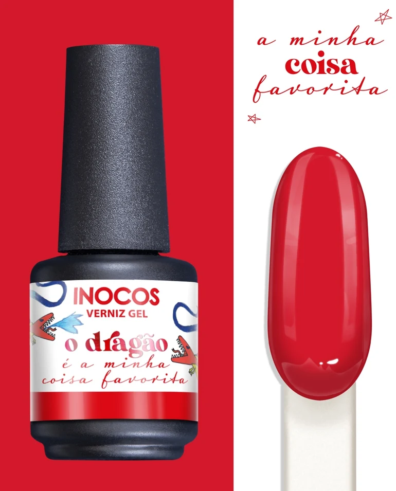 Spray para Painéis Verniz Gel Inocos O Dragão 15ml