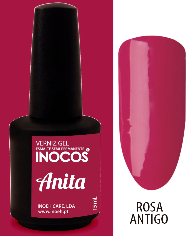 Verniz Gel Inocos Anita 15ml para Couro e Vinil