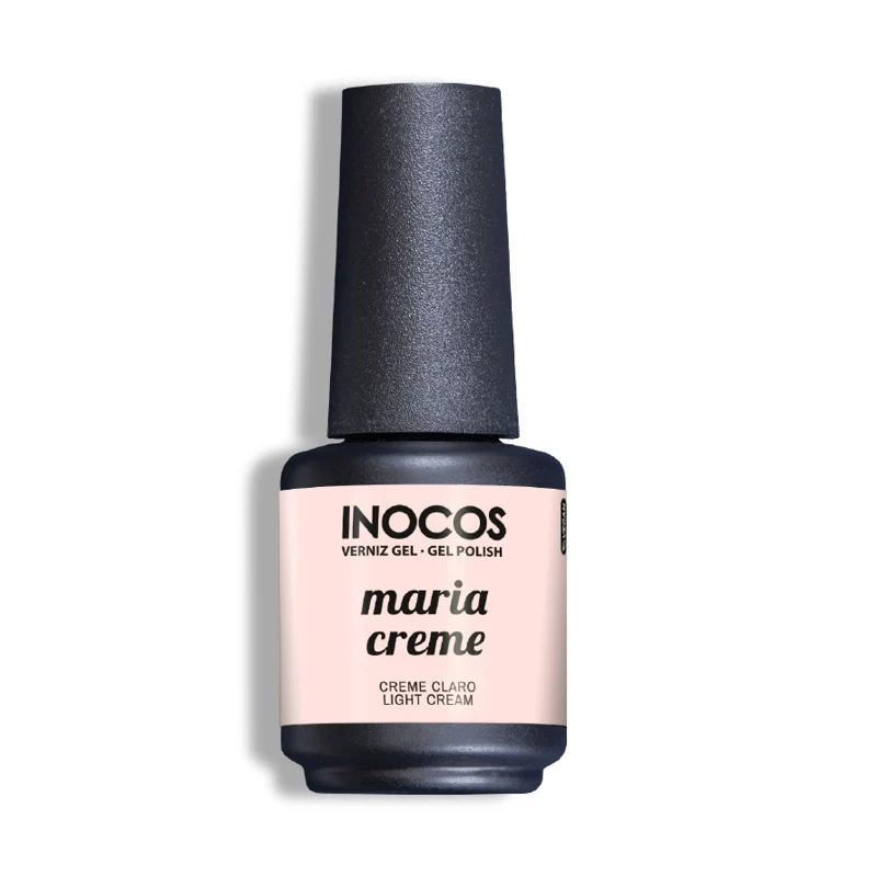 Verniz Gel Inocos Maria Creme 15ml com Carnaúba e Selante