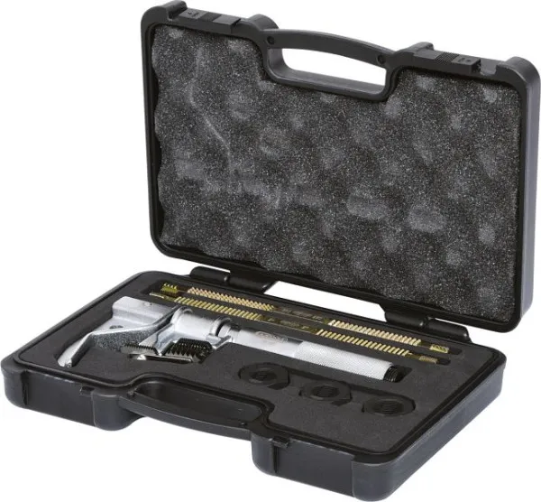 Conjunto de reparo de roscas KS Tools para roscas internas e externas, 25-140mm, 6 peças, 150.1435 Compatível com Rosca Mé...