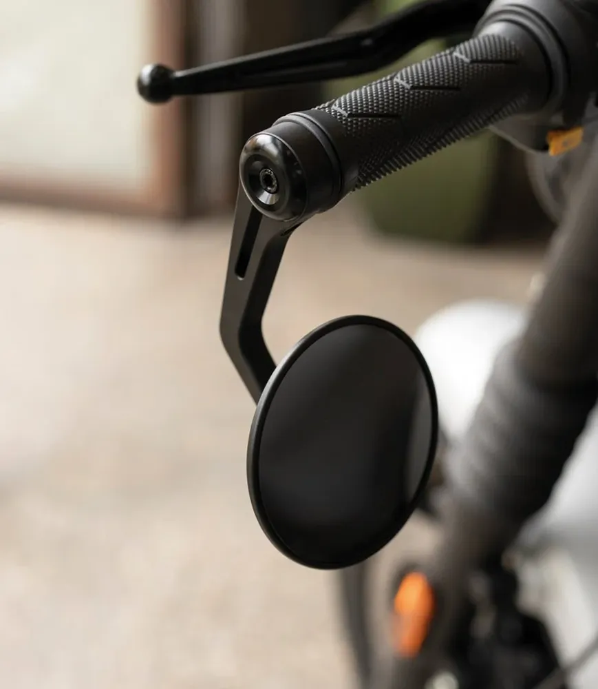 Kit Mirrors Bar End "Rocker" Adapters Guerrilla and Himalayan 450