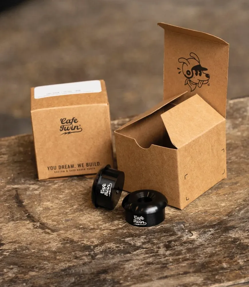 Kit Mirrors Bar End "Rocker" Adapters Guerrilla and Himalayan 450