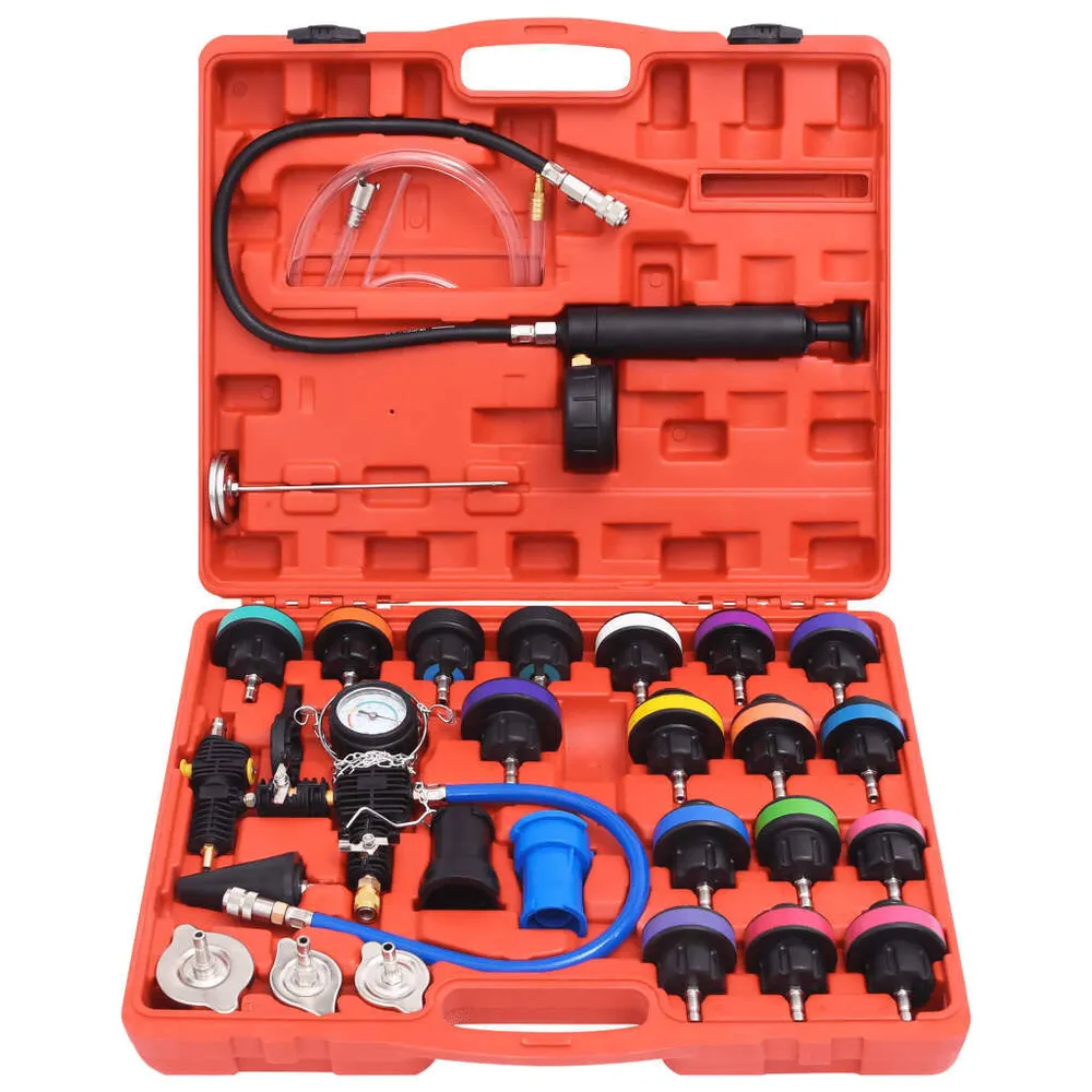 Kit de Recuperação Kit teste pressão do radiador 28 pcs