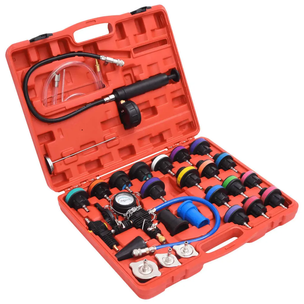 Kit de Recuperação Kit teste pressão do radiador 28 pcs