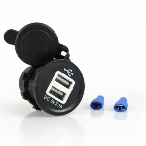 Carregador USB 12v 2 conexões USB
