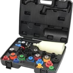Conjunto de funil de enchimento de óleo KS Tools MASTER com braço angular giratório, 24 peças, 150.9130