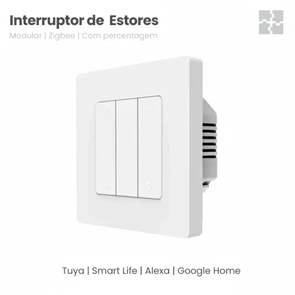 Interruptor Estores Star Ring - Zigbee 3.0 - Branco