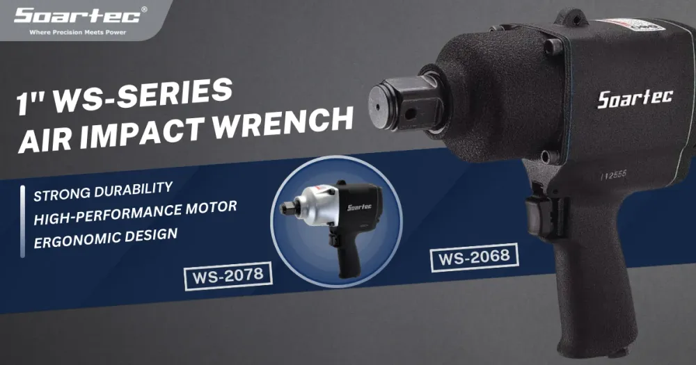 Chave de Impacto Pneumática 1" Martelo Sem Pino 1920 ft-lb | WS-2068P