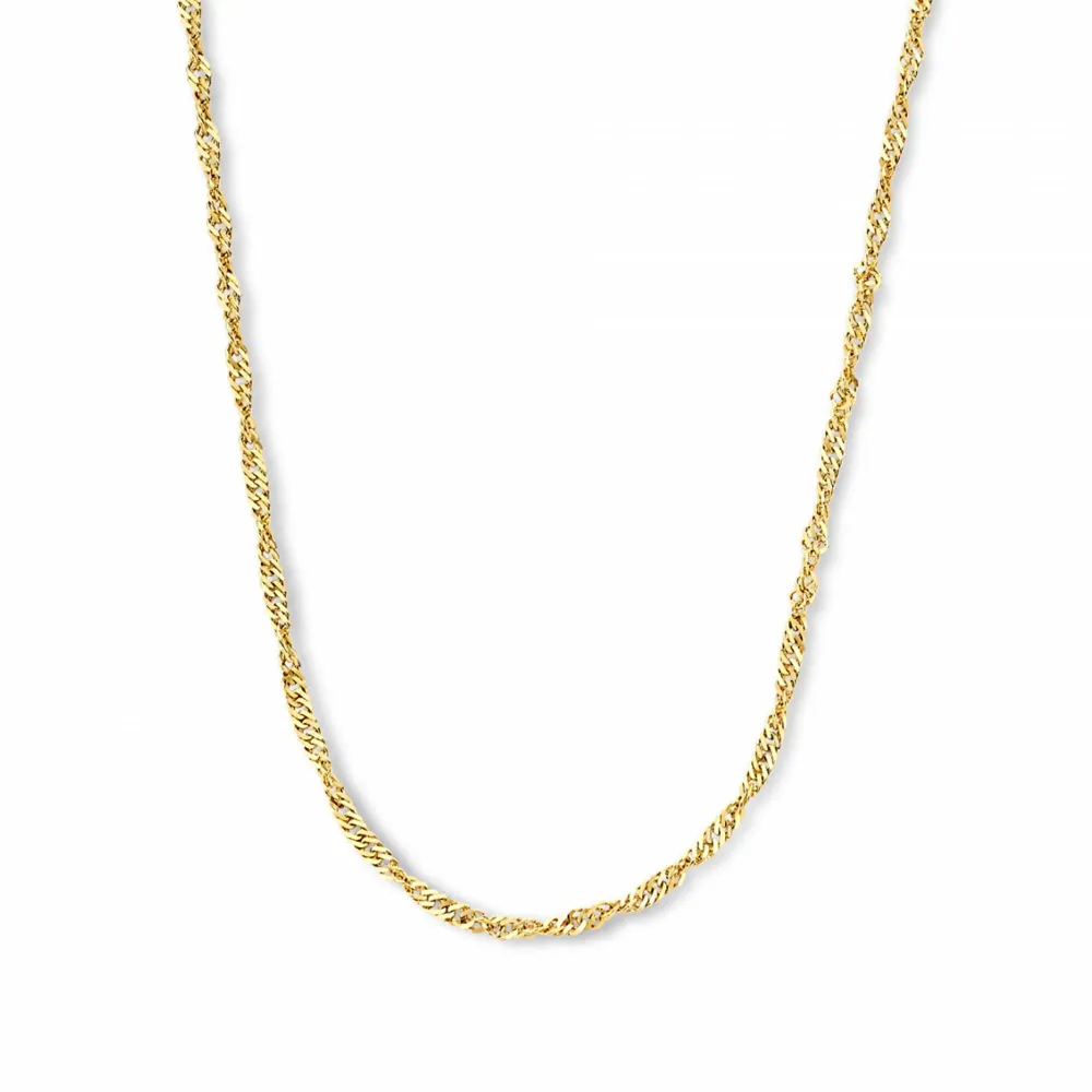 Colar Rivoli Lilou em ouro de 14 quilates com torção