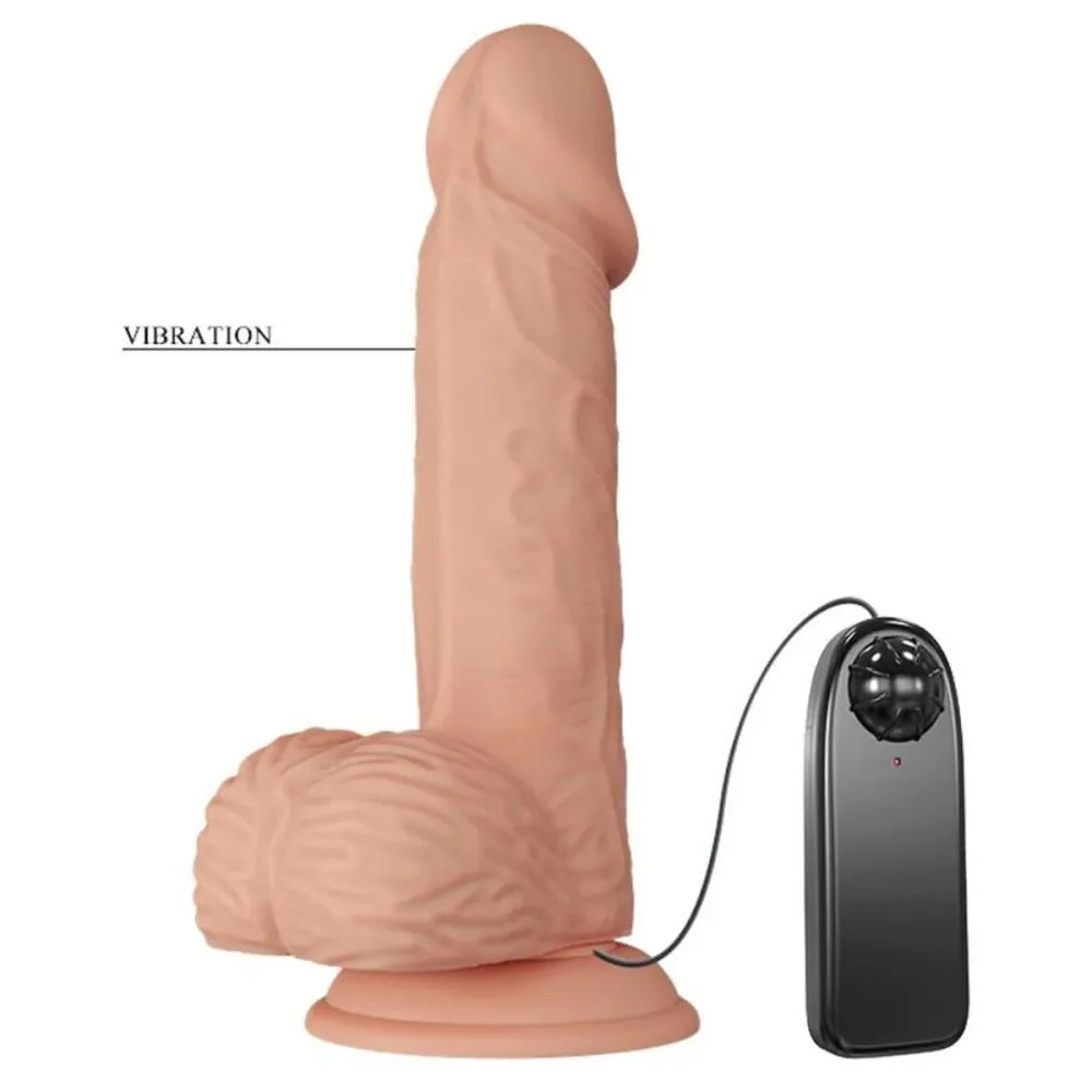 Vibrador Beautiful Catoblepas 20.6cm, Vibração Regulável e Ventosa, até Ø4.4cm