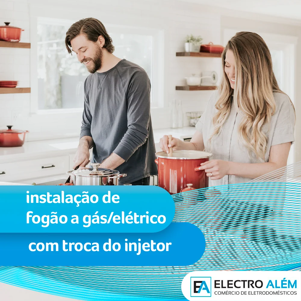 Inteligente com Proteção Avançada Instalação de Fogão Gás com troca de injetor
