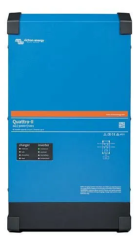 Inversor / carregador Victron Energy Quattro II 24/5000/120-50/50, 322043 por Especialistas em Energia