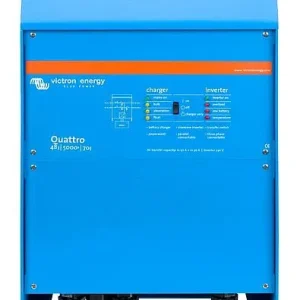 Inversor / carregador Victron Energy Quattro II 48/5000/70-50/50, 322044 Tecnologia Inteligente