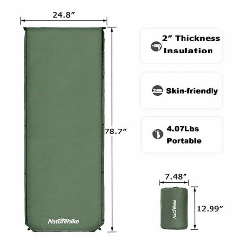 Isolante Auto Inflável Dual Solteiro