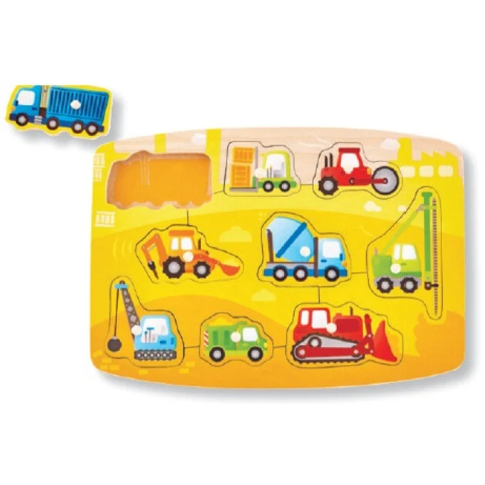 Kit de Molas Puzzles pino madeira - Transporte construção civil