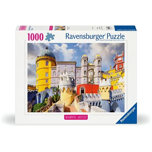 Kit de Suspensão Completo Puzzle Beautiful Castles: Palácio da Pena - 1000 Peças - Ravensburger
