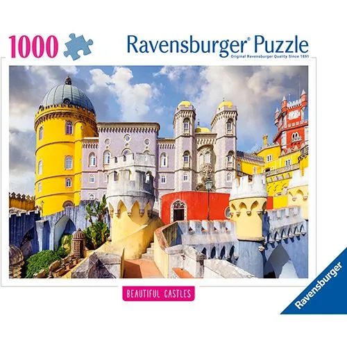 Kit de Suspensão Completo Puzzle Beautiful Castles: Palácio da Pena - 1000 Peças - Ravensburger