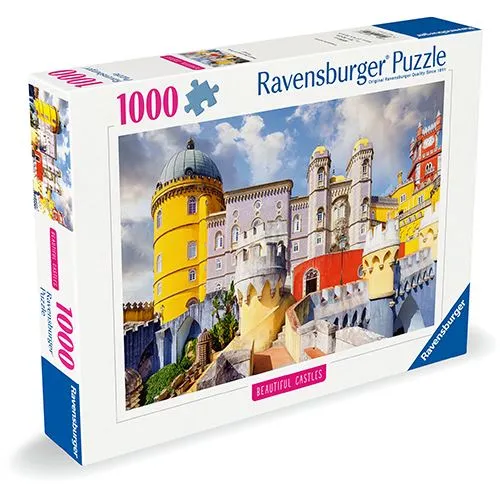 Kit de Suspensão Completo Puzzle Beautiful Castles: Palácio da Pena - 1000 Peças - Ravensburger