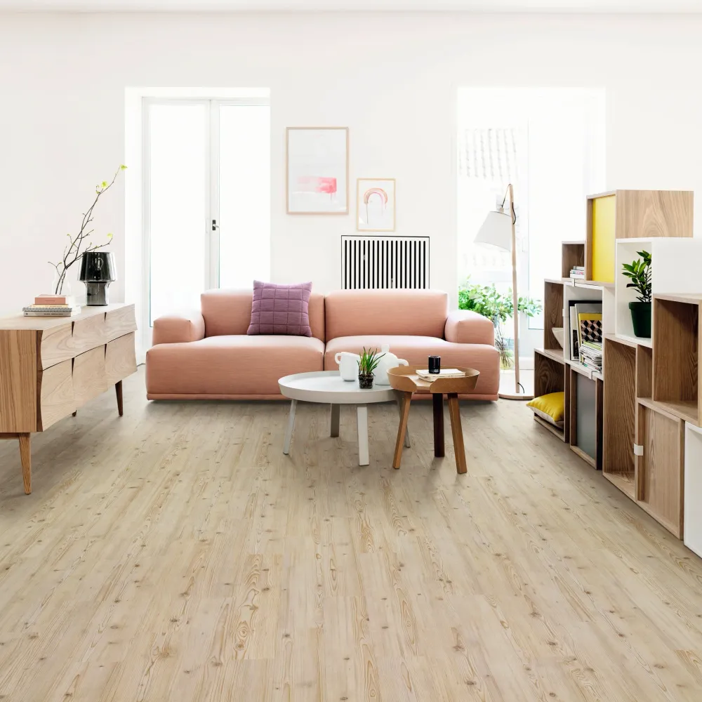 Rolamento de Roda Pavimento Vinílico Flutuante LVT - Moduleo Sugar Pínea