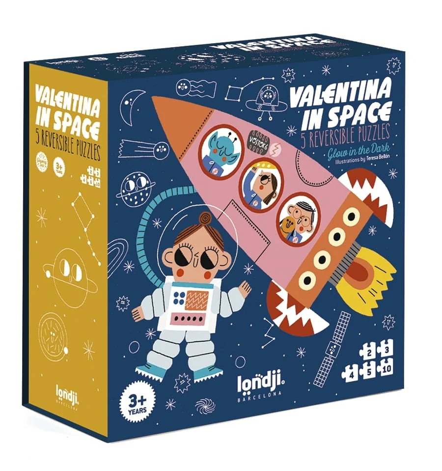 Valentina Space, 10-piece evolutionary puzzle com Certificado de Conformidade