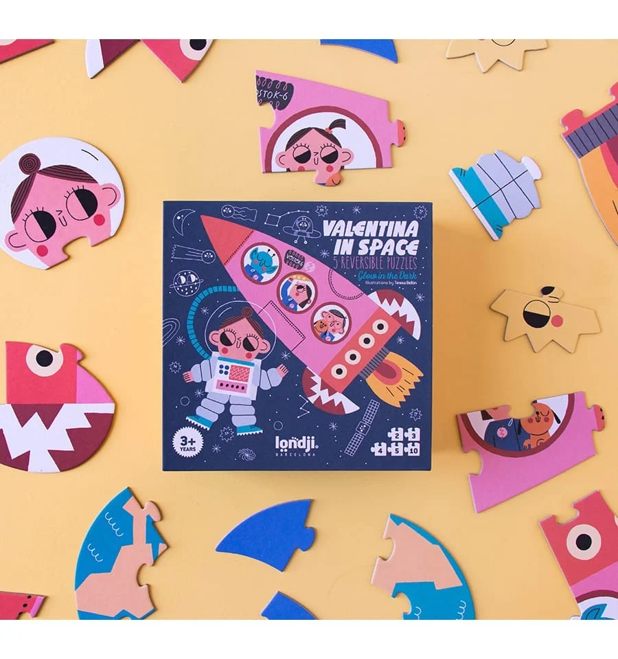 Valentina Space, 10-piece evolutionary puzzle com Certificado de Conformidade