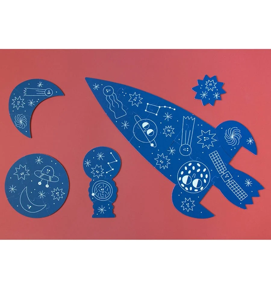 Valentina Space, 10-piece evolutionary puzzle com Certificado de Conformidade