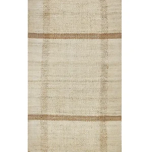 Tapete em juta creme 80 x 150 cm YELMEZ com Garantia do Fabricante