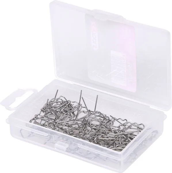 Braçadeira de reparo KS Tools em forma de U com diâmetro de 0,8 mm, pacote com 100, 150.1057