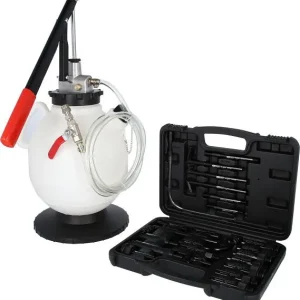 Conjunto de sistema de enchimento de óleo de engrenagem adaptável KS Tools com conjunto de adaptadores de 23 peças, 150.9105