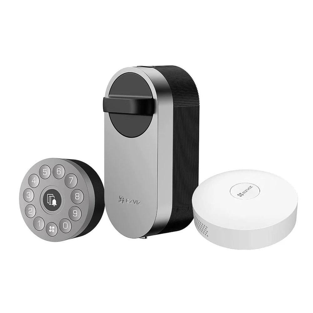 Ezviz CS-DL01S/DL01CP/A3 - Kit Fechadura de uso geral inteligente Zigbee + Gateway e teclado numérico