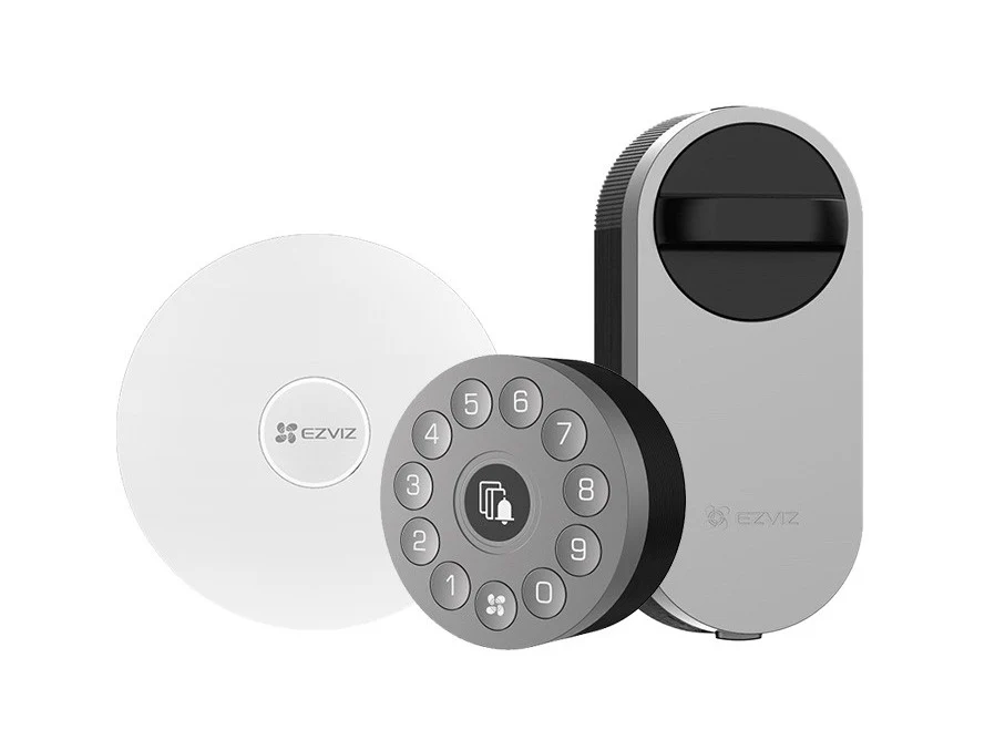 Ezviz CS-DL01S/DL01CP/A3 - Kit Fechadura de uso geral inteligente Zigbee + Gateway e teclado numérico