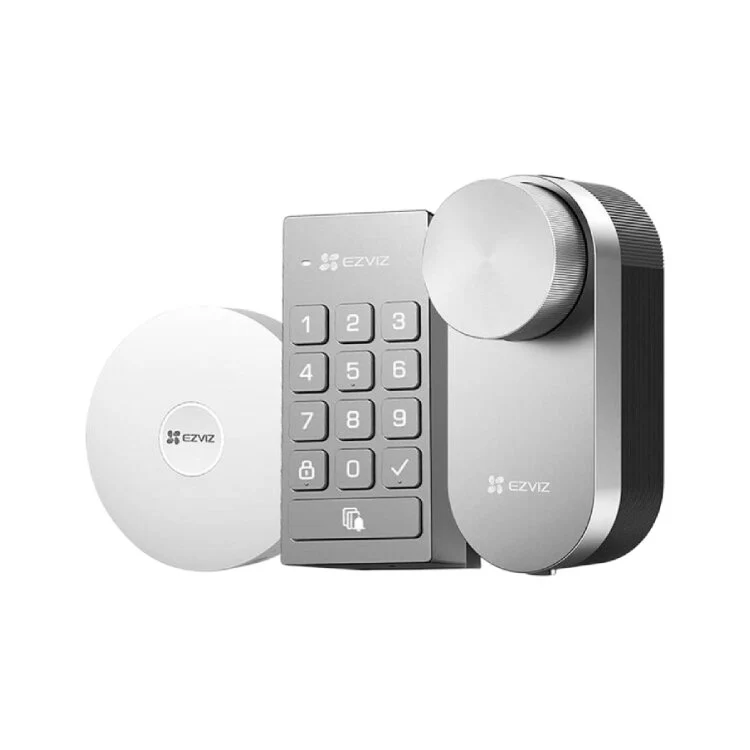 Ezviz DL01 KIT - Kit Fechadura adaptável inteligente Zigbee c/ Gateway e teclado numérico