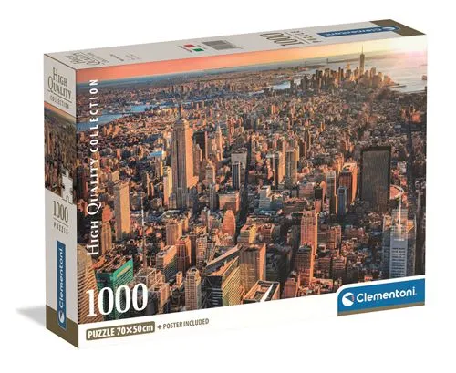 Puzzle High Quality Collection: Atual York City - 1000 Peças - Clementoni