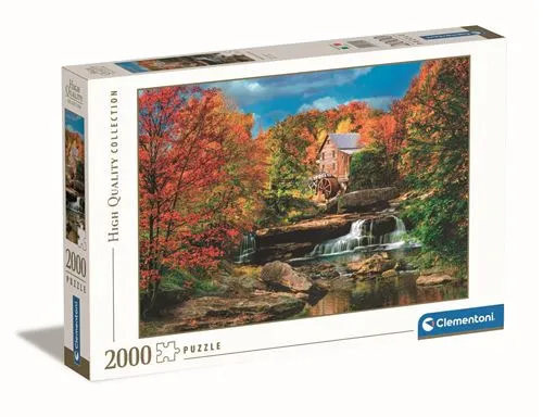 Puzzle High Quality Collection: Glade Creek Grist Mill - 2000 Peças - Clementoni