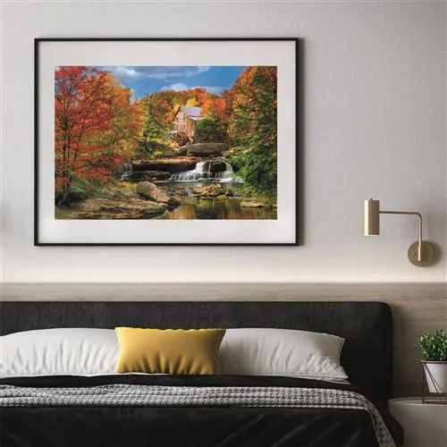 Puzzle High Quality Collection: Glade Creek Grist Mill - 2000 Peças - Clementoni