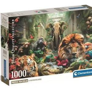 Puzzle High Quality Collection: Mystic Jungle - 1000 Peças - Clementoni