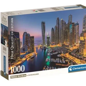 Puzzle High Quality Collection Pequeno: Dubai - 1000 Peças - Clementoni