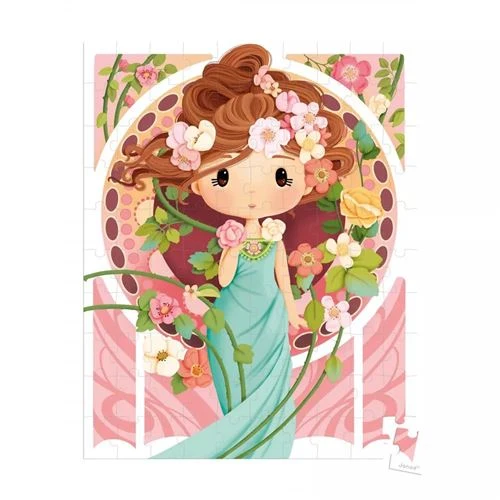 Puzzle Inspirado em Alphons Mucha - 100 Peças - Janod