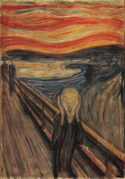 Puzzle Prático Museum Collection: L'Urlo Di Munch - 1000 Peças - Clementoni