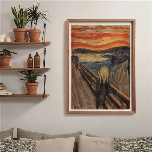 Puzzle Prático Museum Collection: L'Urlo Di Munch - 1000 Peças - Clementoni