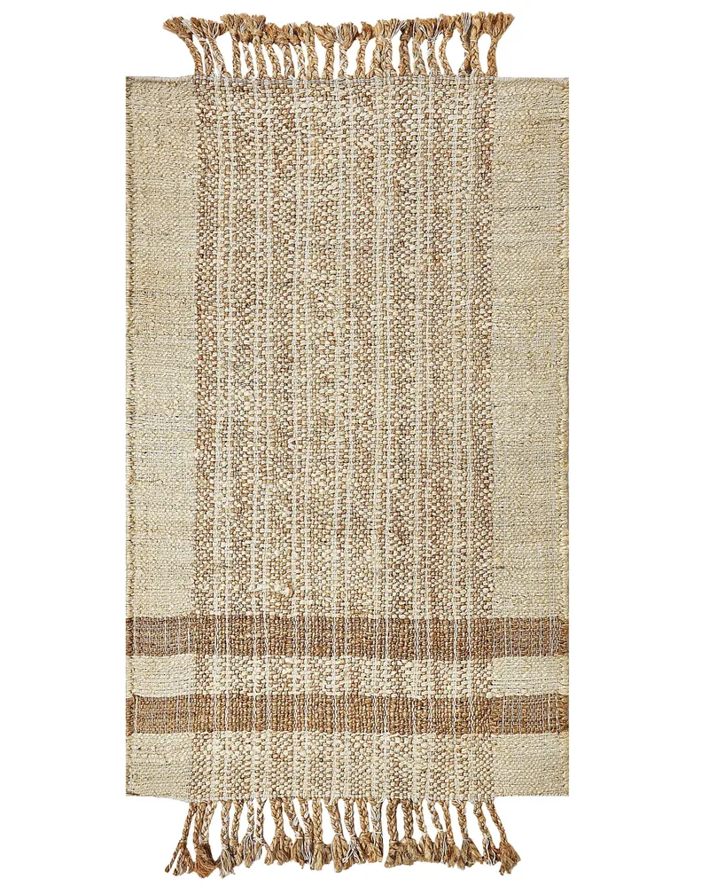 Tapete em juta creme 80 x 150 cm ORTAOBA