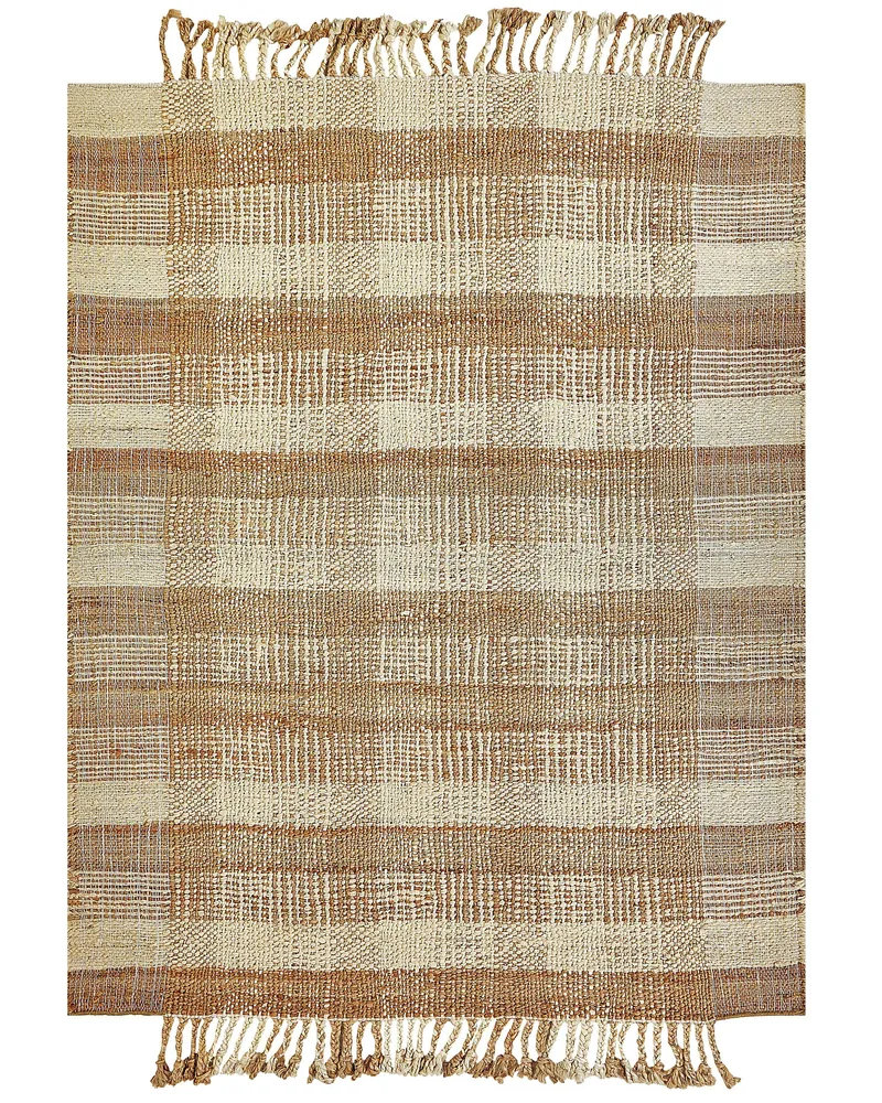 Tapete em juta creme 160 x 230 cm BERISSA
