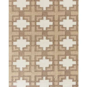 Tapete em juta creme 160 x 230 cm KONURTAY