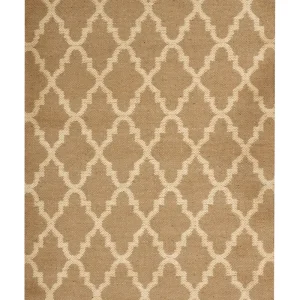 Tapete em juta creme 160 x 230 cm MERMER