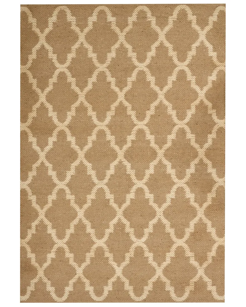 Tapete em juta creme 160 x 230 cm MERMER