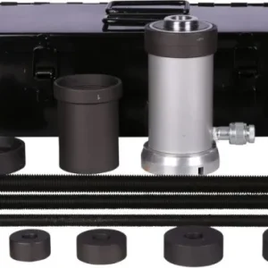 KS Tools Conjunto de manga de tração padrão com cilindro hidráulico 18 t, 24 peças, 460.3755